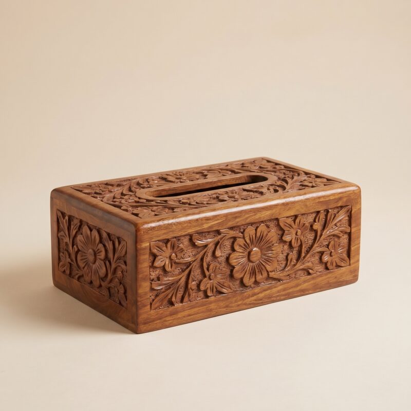 Wooden Tissue Box Cover
