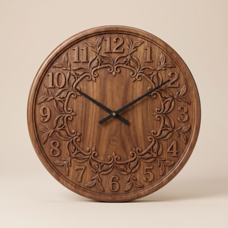 Wooden Wall Clock